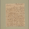 Letter to Elias Boudinot, Elizabeth Town [N. J.]