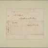 Letter to Lord Stirling, Aughquackenock