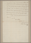 Letter to Earl Cornwallis