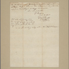 Letter to [Thomas Sim Lee, Annapolis?]