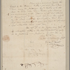 Letter to [Thomas Sim Lee, Annapolis?]