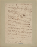 Letter to Gen. [Horatio] Gates