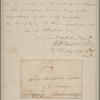 Letter to Elias Boudinot, Baskinridge [N. J.]