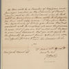 Letter to Gov. [William] Denny [Philadelphia]
