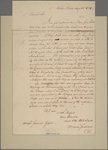 Letter to Gen. [Horatio] Gates