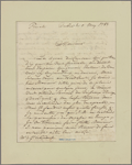 Letter to Gen. Riedesel