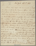 Letter to J[oshua] Loring [Jr.], Comissary Gen. of Prisoners