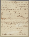 Letter to J[oshua] Loring [Jr.], Comissary Gen. of Prisoners