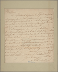 Letter to Gov. George Clinton