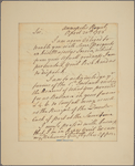 Letter to Thomas Hancock [Boston]