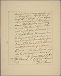 Letter to Thomas Hancock [Boston]