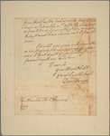 Letter to Thomas Hancock [Boston]