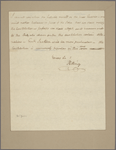 Letter to [Horatio Gates]