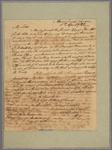 Letter to the Earl of Shelburne