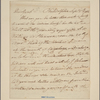 Letter to [Horatio Gates.]