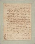 Letter to Maj. Gen. [Benjamin] Lincoln