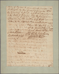 Letter to Maj. Gen. [Benjamin] Lincoln