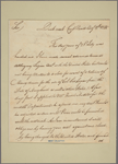 Letter to C. Richmond, Auditor General State of Maryland, Annapolis