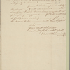 Letter to Col. Nisbet Balfour [Charleston?]