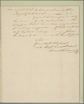 Letter to Col. Nisbet Balfour [Charleston?]