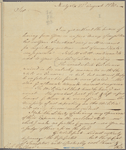 Letter to Col. [Nisbet] Balfour [Charleston?]