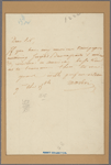 Letter to Mr. Jackson, U. S. Consul General [Paris]