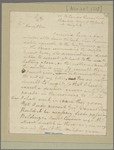Letter to Alexander Hamilton
