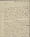 Letter to Gen. [George] Washington [White Plains, N. Y.]