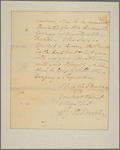 Letter to Gov. [James] Hamilton [Philadelphia]