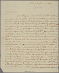 Letter to [Horatio] Gates, New York
