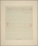 Letter to [Horatio] Gates, New York