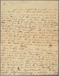 Letter to [Horatio] Gates