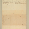 Letter to [Horatio] Gates