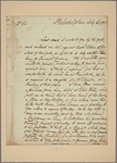 Letter to Aaron Burr [Albany, N. Y.]