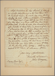 Letter to Aaron Burr [Albany, N. Y.]