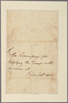 Letter to the Commissary at Elizabethtown [N. J.]