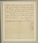 Letter to [Horatio Gates?]