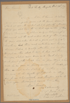 Letter to [Benjamin Lincoln.]