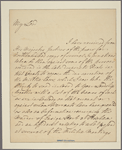 Letter to Lord -- --