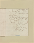 Letter to Maj. Gen. [Benjamin] Lincoln, Purisburgh