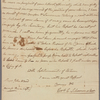 Letter to Major John Wood, Goshen [N. Y.]