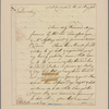 Letter to Thomas Han cock [Boston]