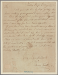 Letter to John Randall, Commissary, Wilmington