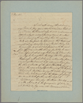 Letter to [Horatio Gates, Traveller's Rest, Berkeley Co., Va.]