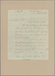 Letter to [James Bowdoin,] Governor of Massachusetts