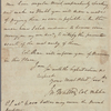 Letter to Gen. [Benjamin] Lincoln, Purisburgh [S. C.]