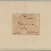 Letter to Isaac Governeur, Curracoa