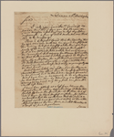 Letter to Sir William Johnson [Johnson Hall, N. Y.]