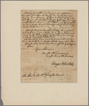 Letter to Sir William Johnson [Johnson Hall, N. Y.]