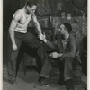 Unidentified actors in a scene from the Federal Theatre Project stage production of One Third of a Nation